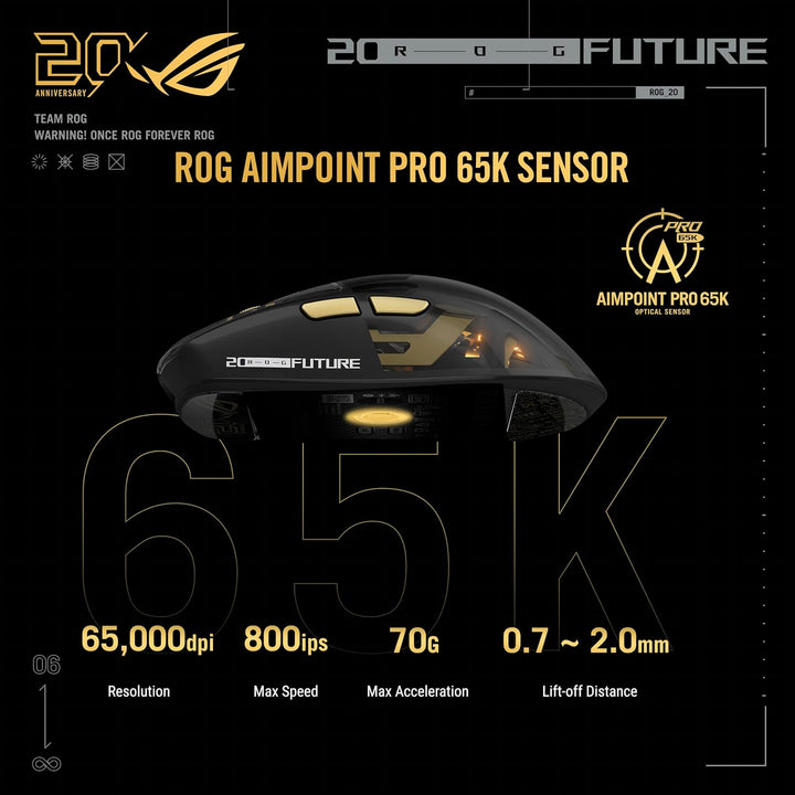 ASUS - Souris Gaming ROG Harpe II Extreme Edition 20