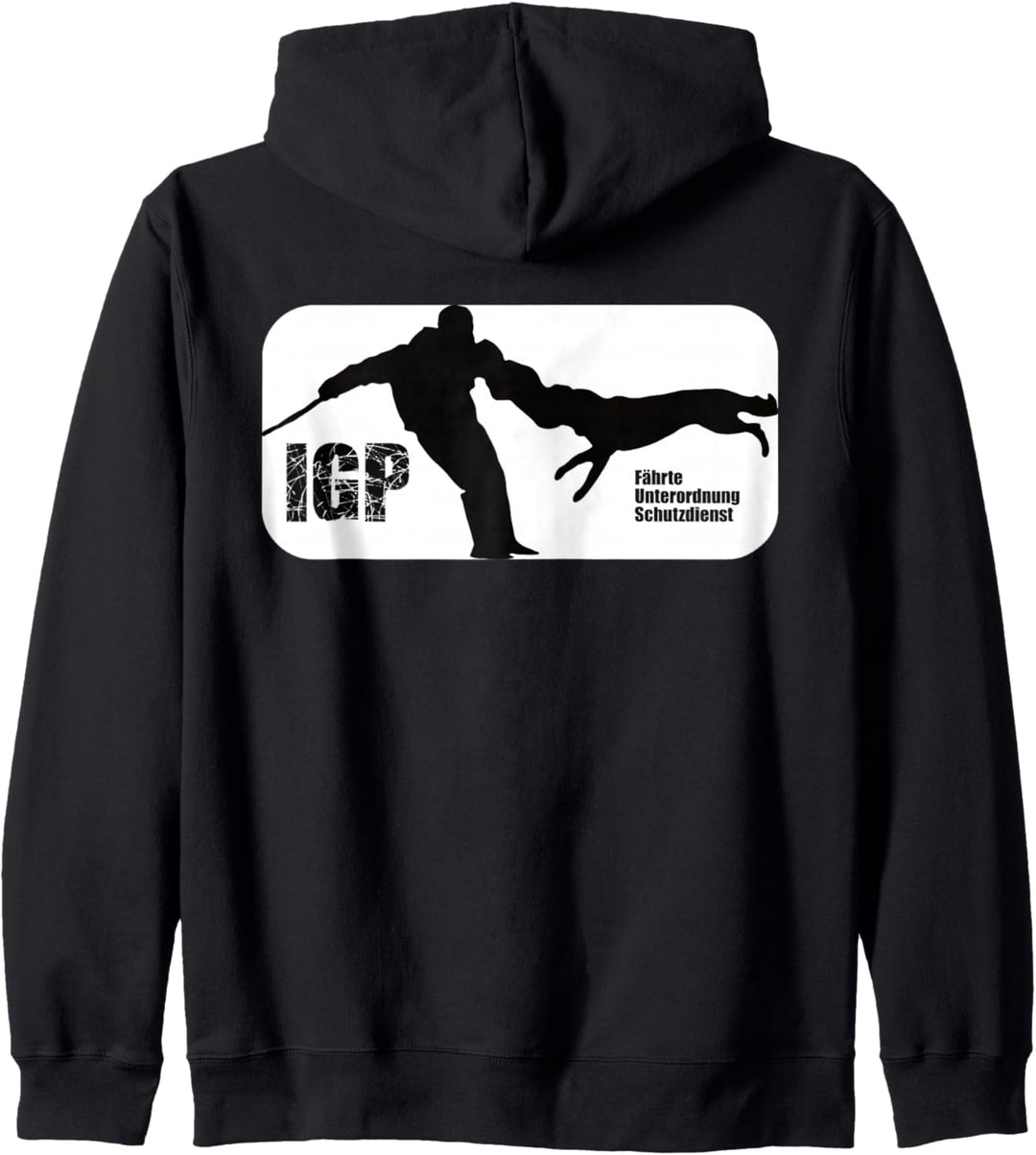 IGP Logo Schutzhund Sport Gebrauchshund Ausbildung Kapuzenjacke