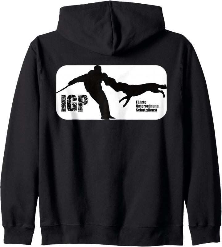 IGP Logo Schutzhund Sport Gebrauchshund Ausbildung Kapuzenjacke