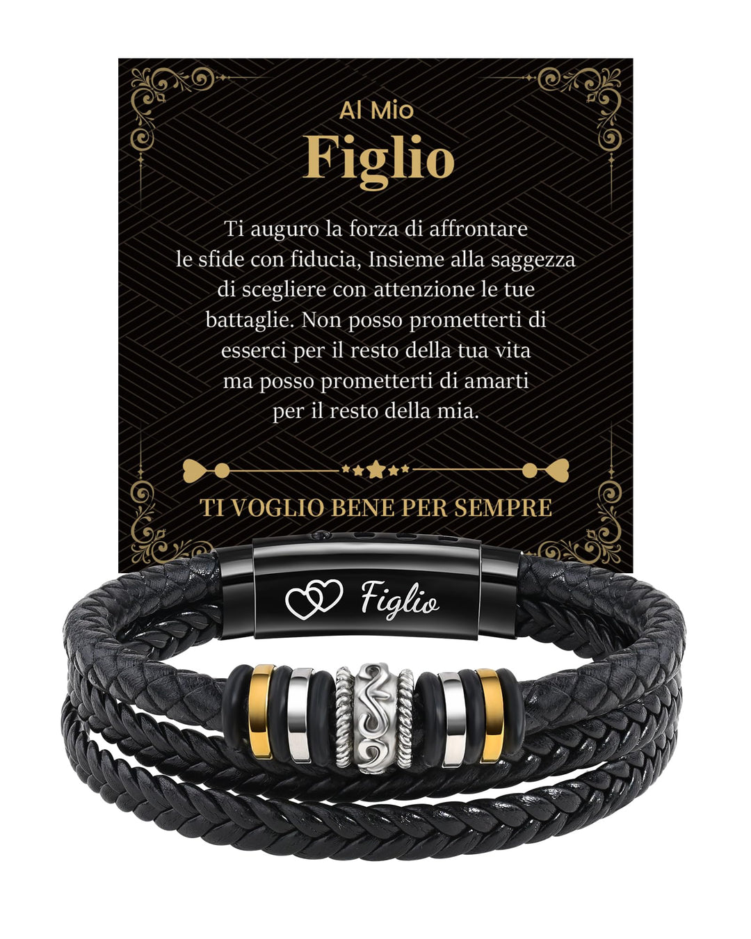 CheersLife An Meinen Sohn Armband Sohn Geschenk von Mama Papa Geburtstagsgeschenk 18. Geburtstag Jun