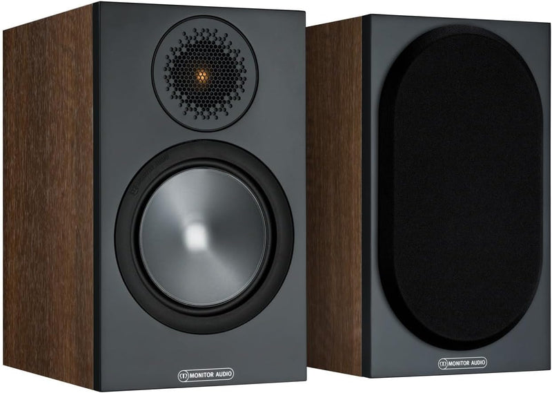 Monitor Audio Bronze 50 6G | Farbe: Walnuss | Kompaktlautsprecher | Paar | Stereo & Heimkino | Regal