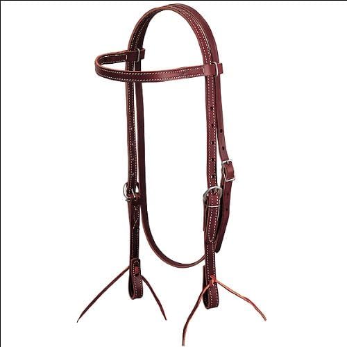Weaver Leather Latigo Stirnband aus Leder burgunderfarben, burgunderfarben