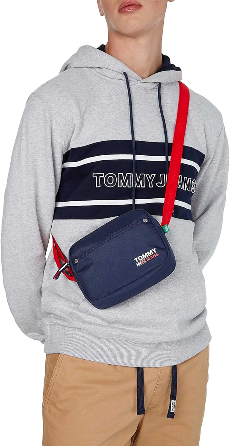 Tommy Jeans - Unisex Campus Schultergurt mit Logo Einheitsgrösse Blau, Einheitsgrösse Blau