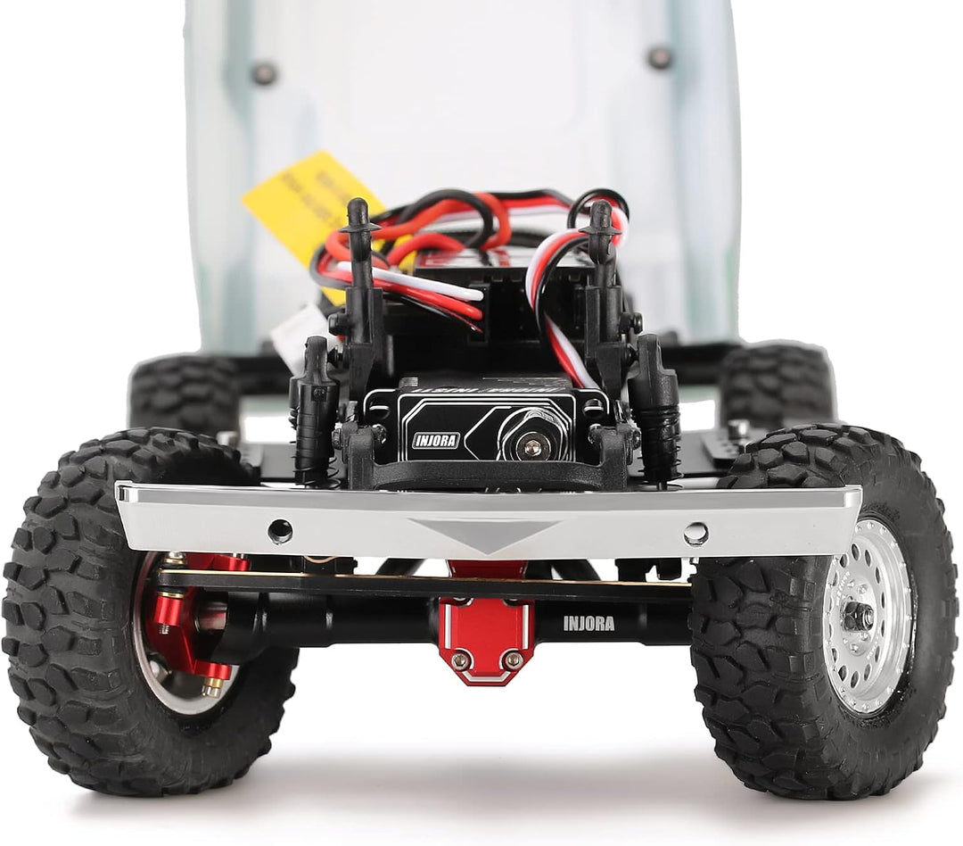 INJORA Kernlos Digital Micro Servo 11KG Hohes Drehmoment mit Servohorn und Ablage für Axial SCX24 1/