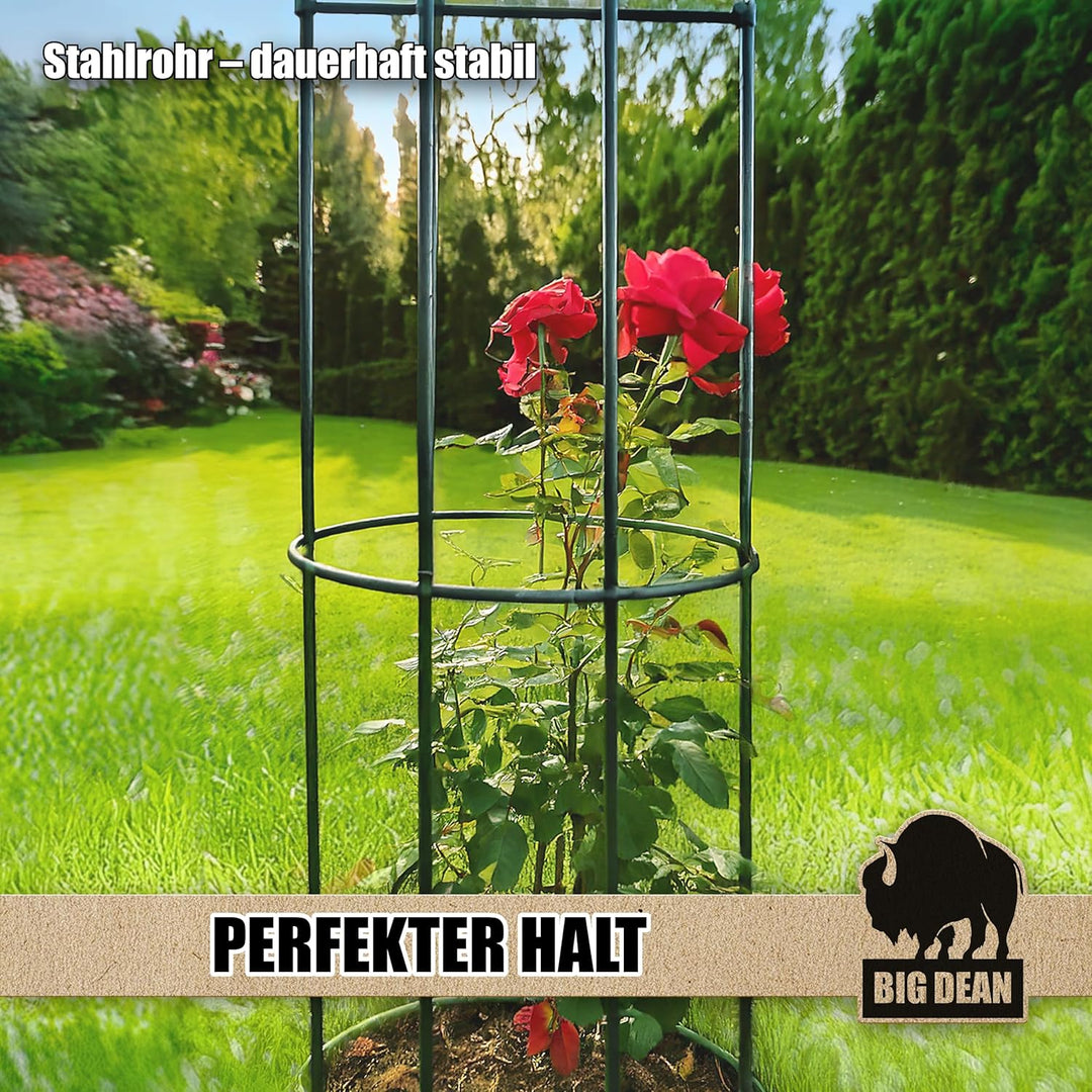 BigDean Rankgitter Metall Rosen Spalier 1,93 hohe Rankhilfe Garten