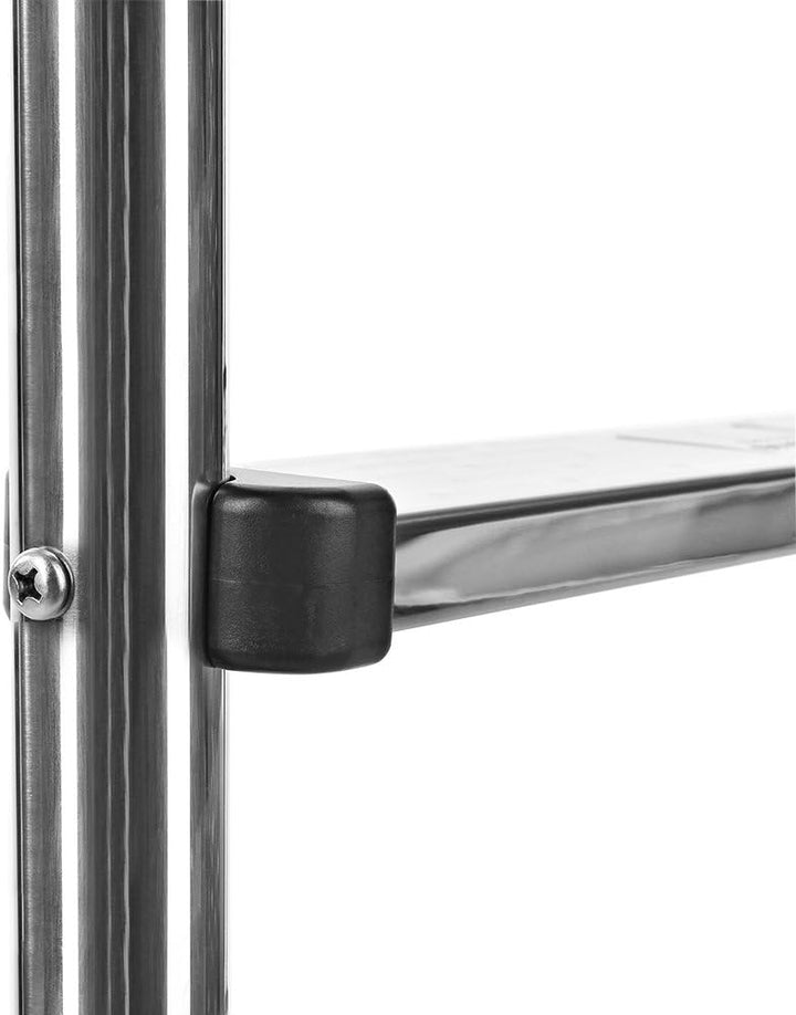 Melko Poolleiter 5stufig Edelstahl Schwimmbecken Treppe Hochbeckenleiter Einbauleiter 5 Stufen, 5 St