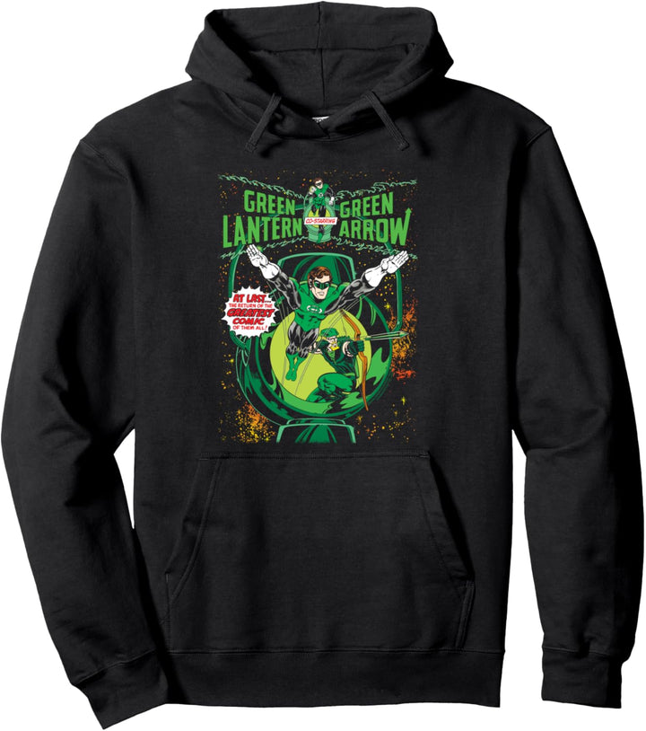 DC Comics Green Lantern Arrow Cover Pullover Hoodie