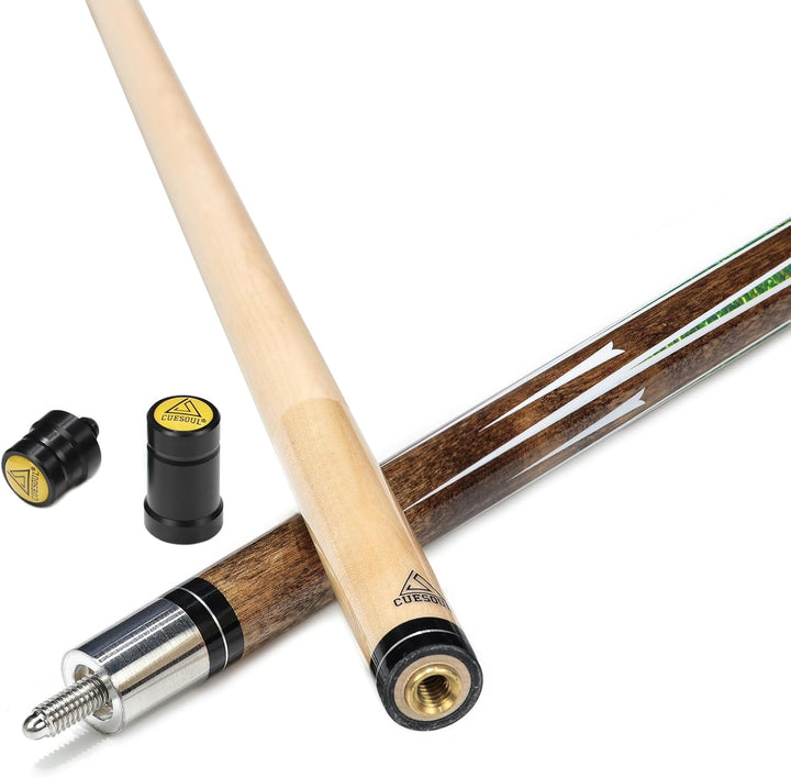 CUESOUL 58 Zoll 19 1/2 Oz Jointed Maple Billiard-Lache-Stichwort CSTB001 13MM Queue Spitzen, CSTB001