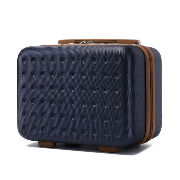 KONO Kosmetikkoffer Schminkkoffer Leicht Handgepäck Tragbar Beautycase Damen ABS+PC Make Up Koffer m