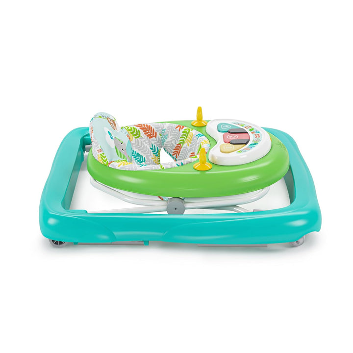 Bright Starts, Tiny Trek 2-in-1 Baby Aktivität Lauflernhilfe mit Spielzeugstation, verstellbarer Höh