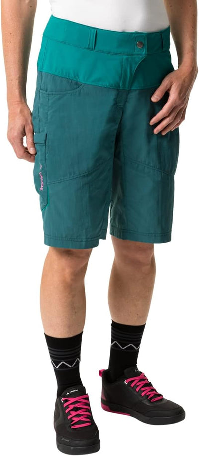 VAUDE Damen Hose Women's Qimsa Shorts 36 Mallard Green, 36 Mallard Green