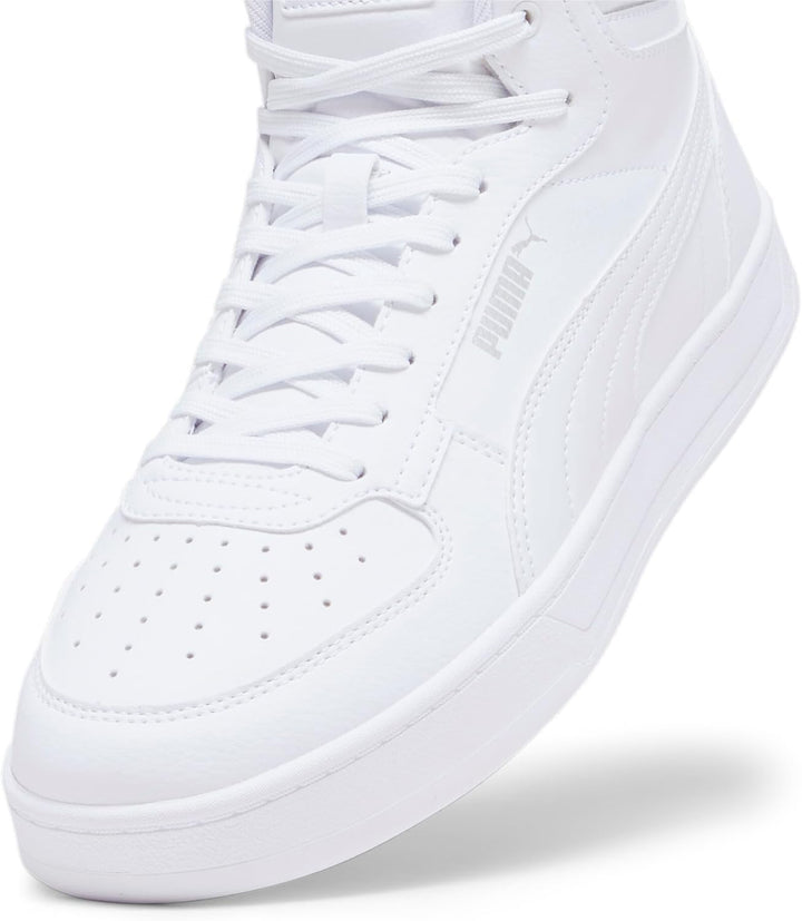 PUMA Unisex Caven 2.0 Mid WTR Sneakers Sneaker 36 EU Puma White Puma Silver, 36 EU Puma White Puma S
