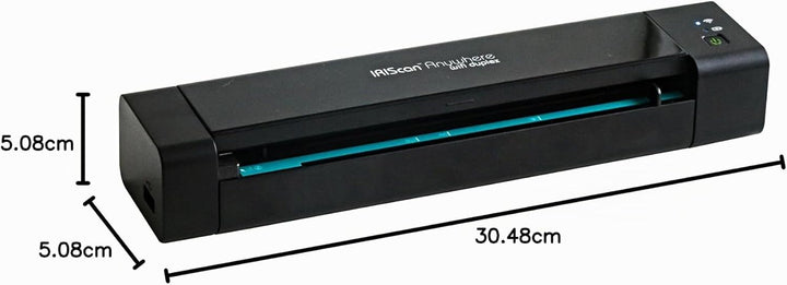 IRIScan Anywhere Dokumentenscanner & Batterie,tragbarer Scanner WiFi v6Pro: 15PPM Duplex PDF-Editor,