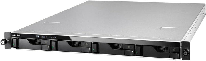 Asustor Lockerstor 4 AS6504RS 4 Bay NAS - 1U Rack Netzwerkspeicher Gehäuse, Quad Core 2.1GHz CPU, 8G