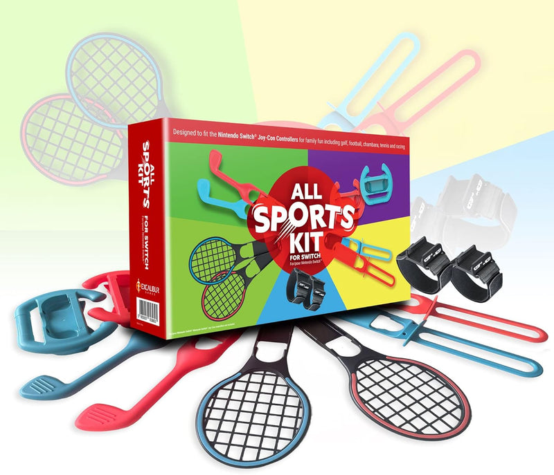 All Sports Kit Switch - Sport Set - Switch Zubehör 10 in 1