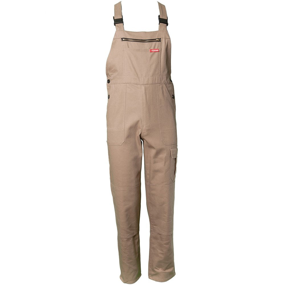 Planam Grösse 64 Herren BW 290 Cargo-Latzhose Khaki Modell 0176 Khaki 64, Khaki 64