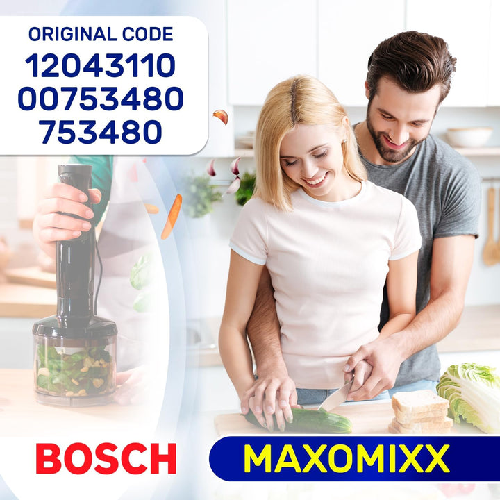 MONTERAL Blender Zerkleinerer für Stabmixer mit Originalcode 12043110 für Bosch MaxoMixx - Garantie