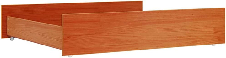 vidaXL Bettschubladen 2 Stk., Bettschublade mit Rollen, Schublade für Bett, Bettkasten Bettschubkast