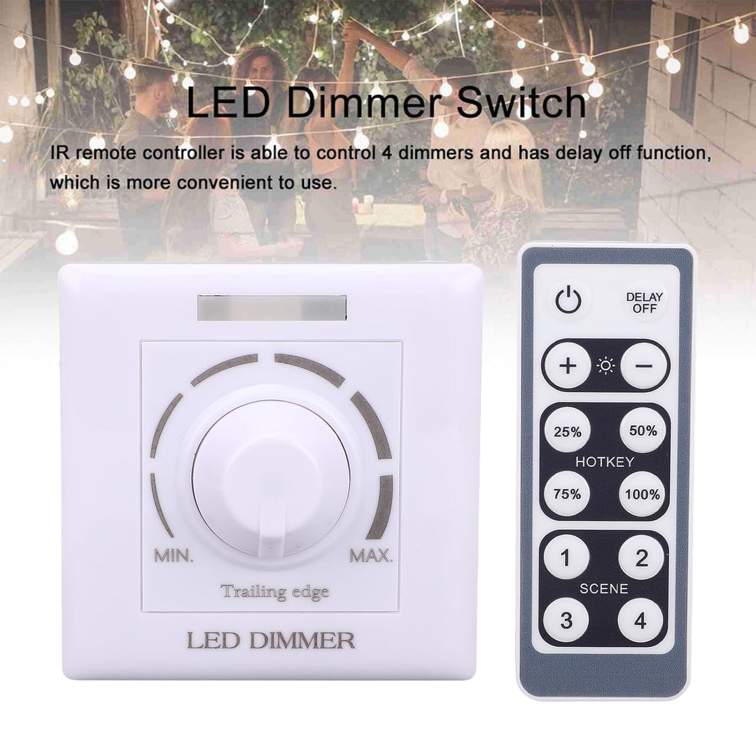 LED-Dimmer, 220 V, 200 W, mit Infrarot-Fernbedienung, LED-Dimmer, Universal-Schalter, Dimmer