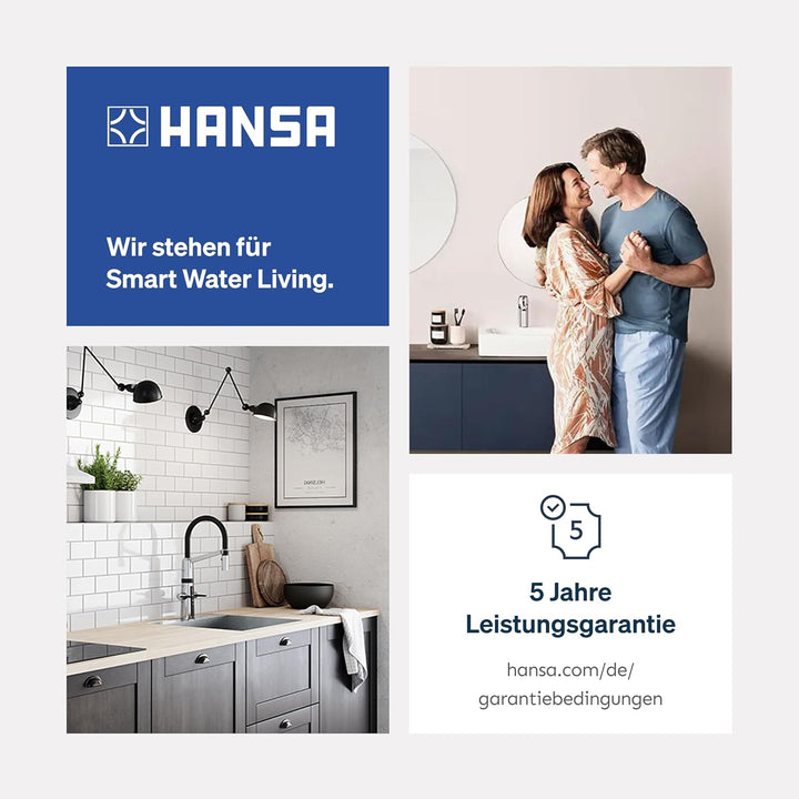 Hansa 54120300 Silverjet Brauseschlauch 1750 mm