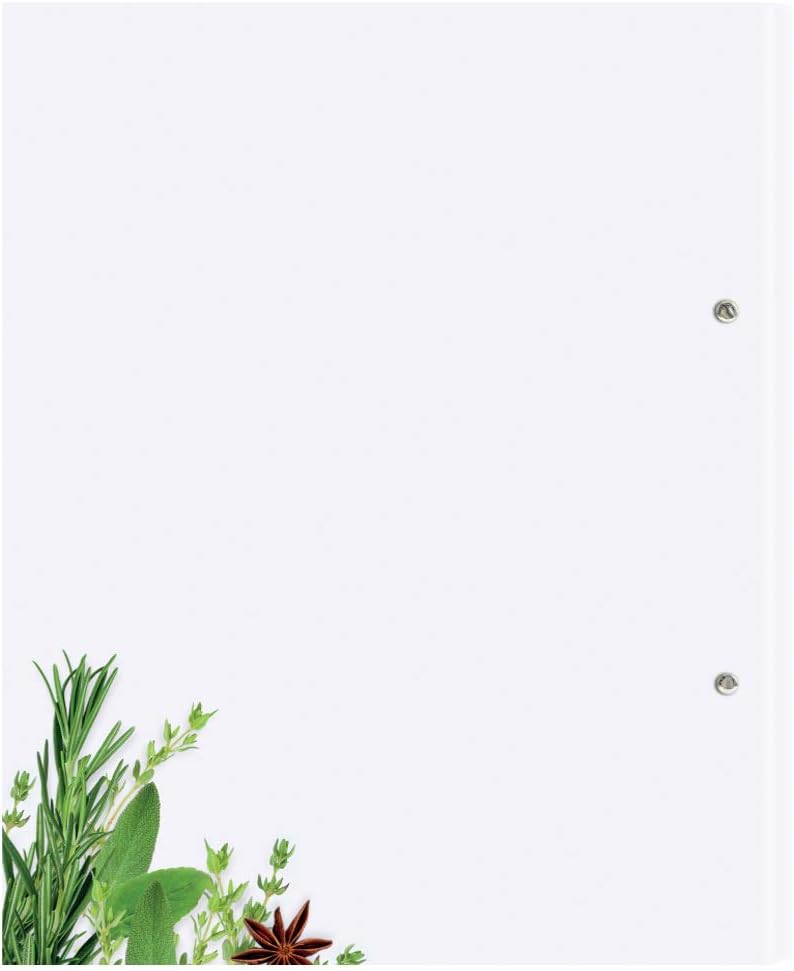 PRICARO Rezeptordner Komplett-Set "Gewürze", A4, 8 teilig