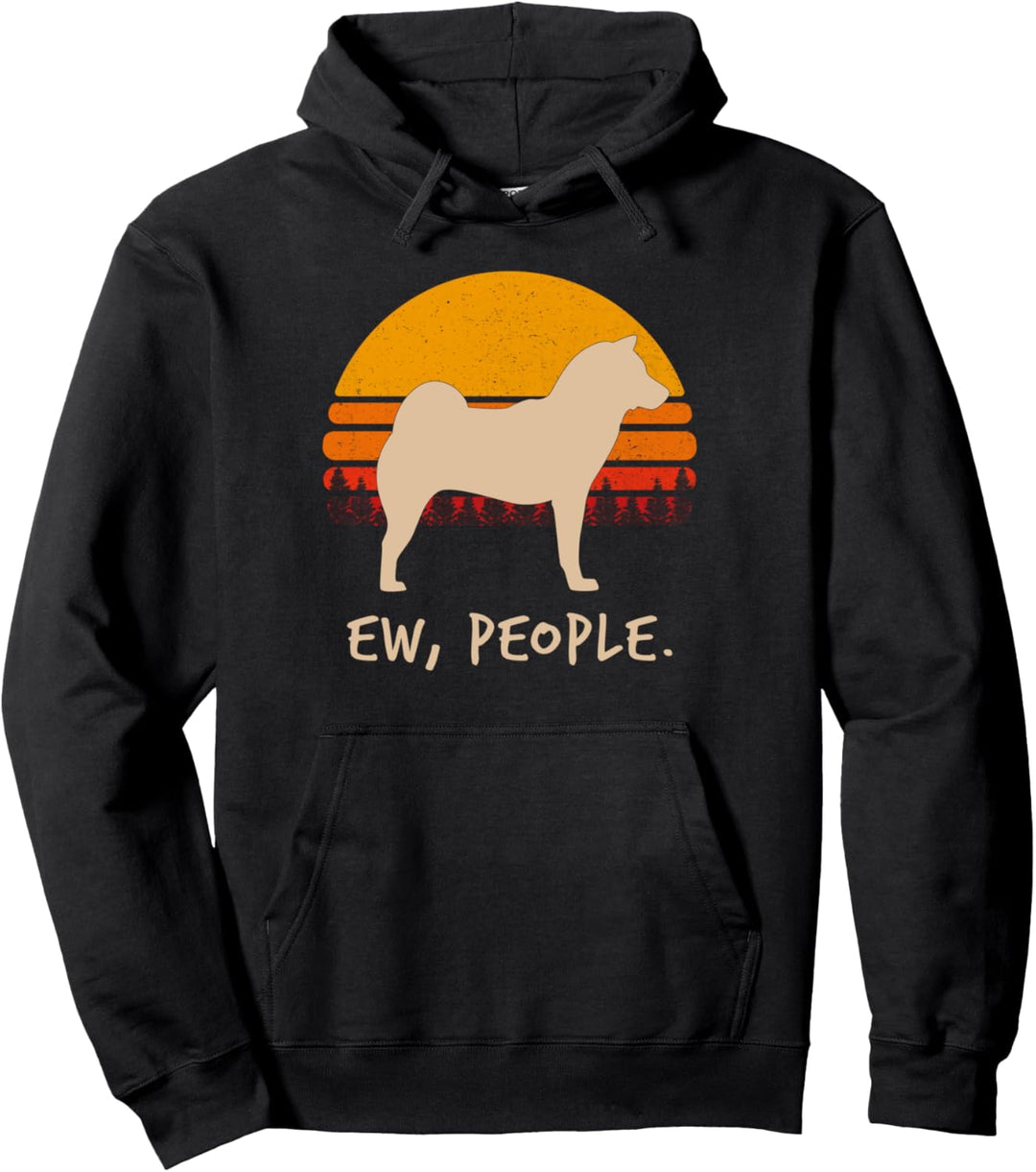 Shiba Inu Retro Pullover Hoodie