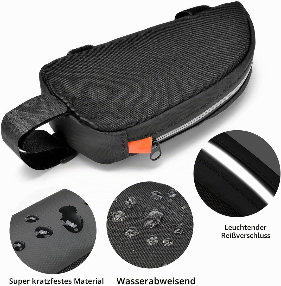Venforest Fahrradtasche für Oberrohr, Vorderrahmen, wasserdicht, für Stassenrad, Rennrad, Mountainbi