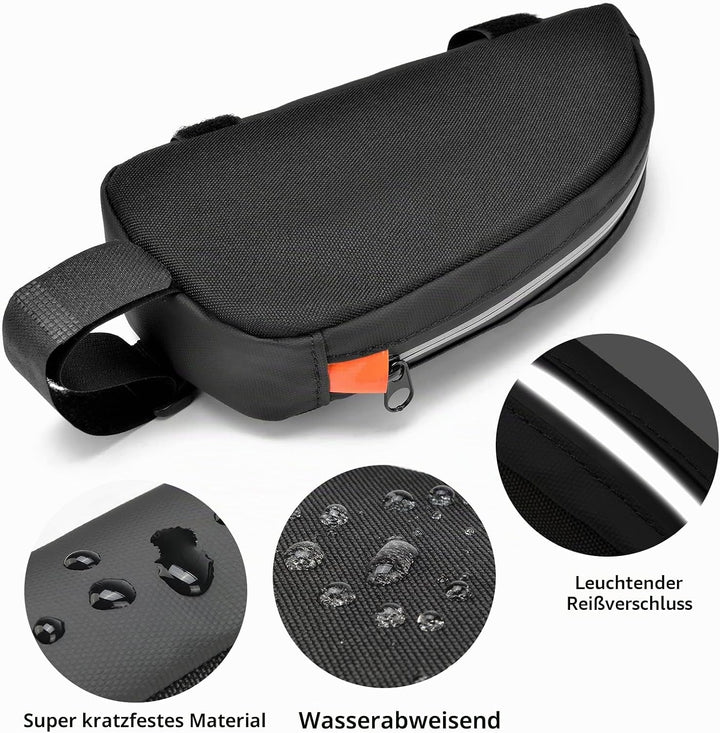 Venforest Fahrradtasche für Oberrohr, Vorderrahmen, wasserdicht, für Stassenrad, Rennrad, Mountainbi