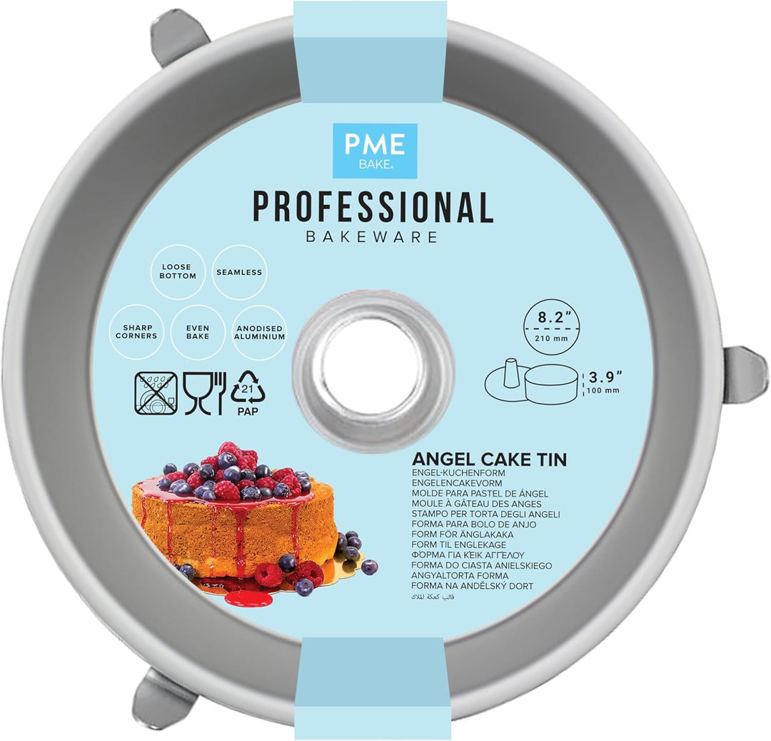 PME ANG084 Anodized Aluminum Engel Kuchenform 8 X 4, eloxiertem Aluminium 8 x 4-Inch Deep, 8 x 4-Inc