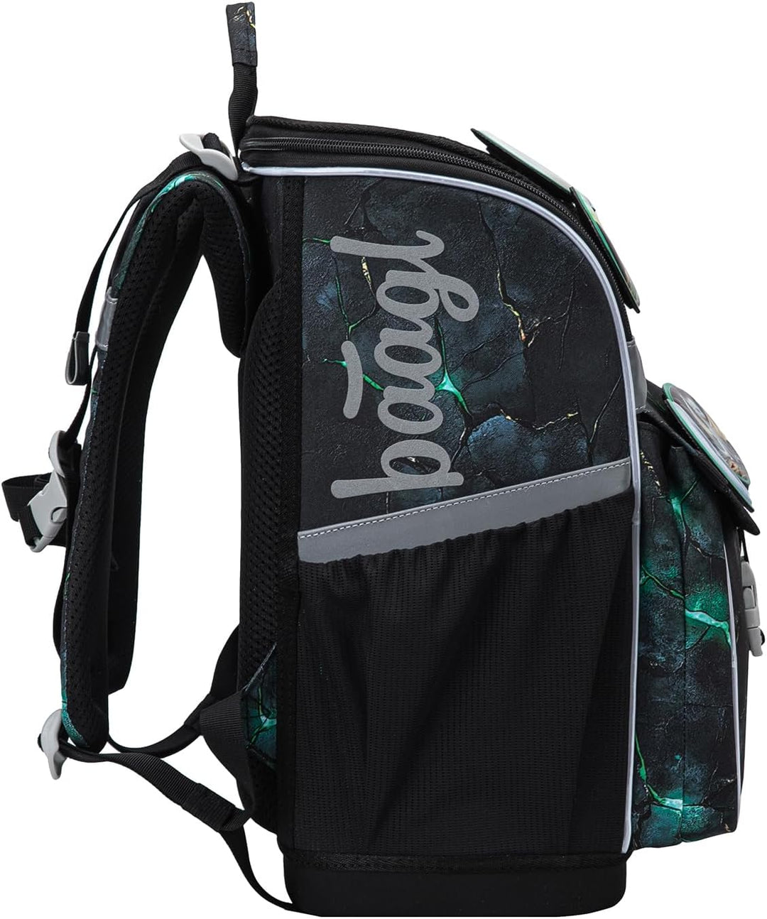 Baagl Schulranzen Jungen Mädchen für 1. Klasse - Ergonomische Schultasche für Kinder - Schulrucksack