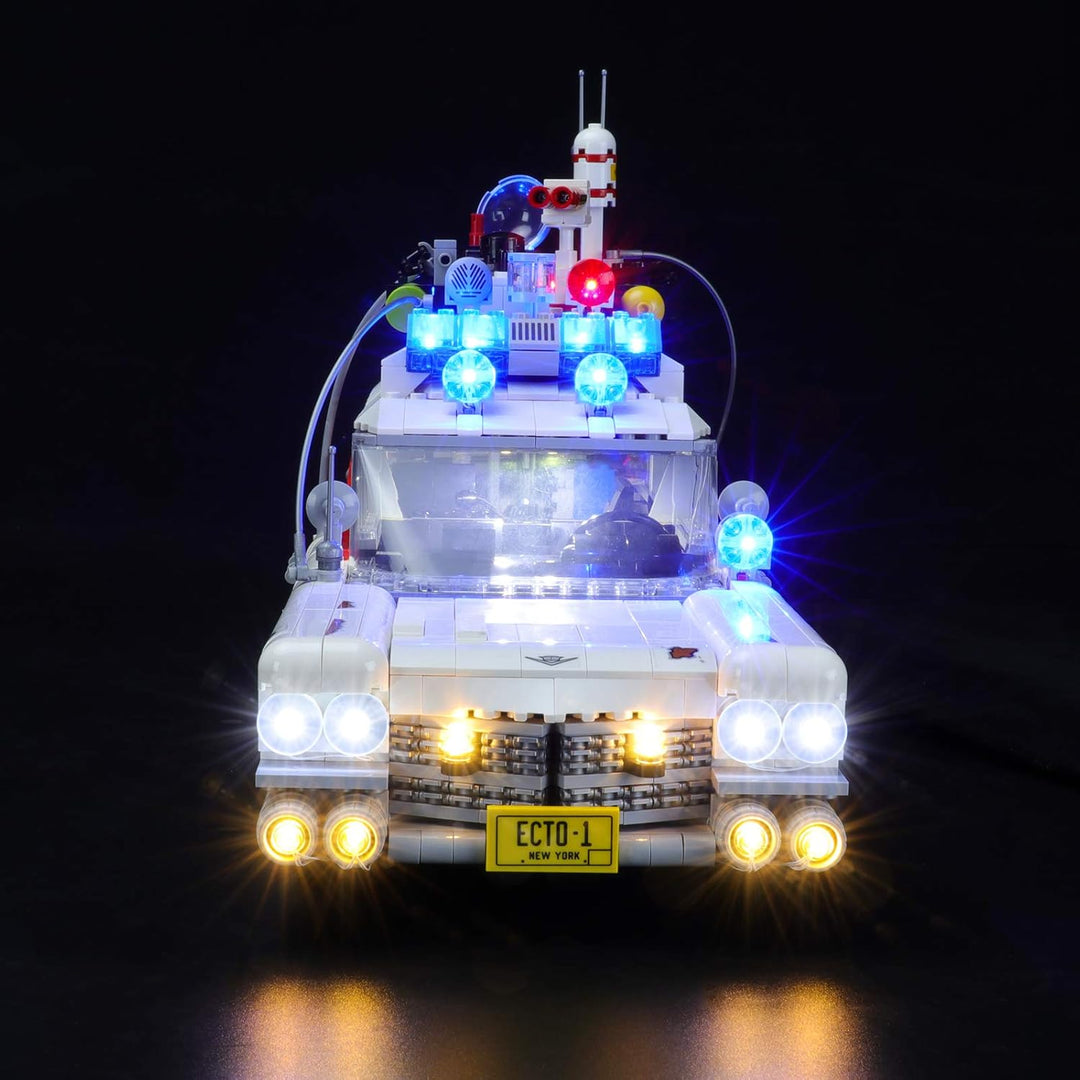 YEABRICKS LED Licht für Lego-10274 Creator Expert Ghostbusters ECTO-1 Bausteine Modell (Lego Set Nic