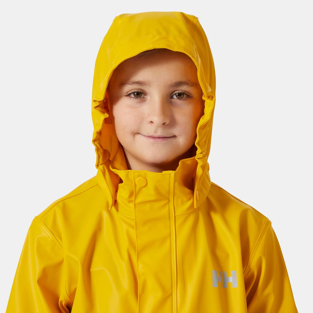 Helly Hansen Kinder Moss Pu Regenset 8 Gelb (Essential Yellow), 8 Gelb (Essential Yellow)