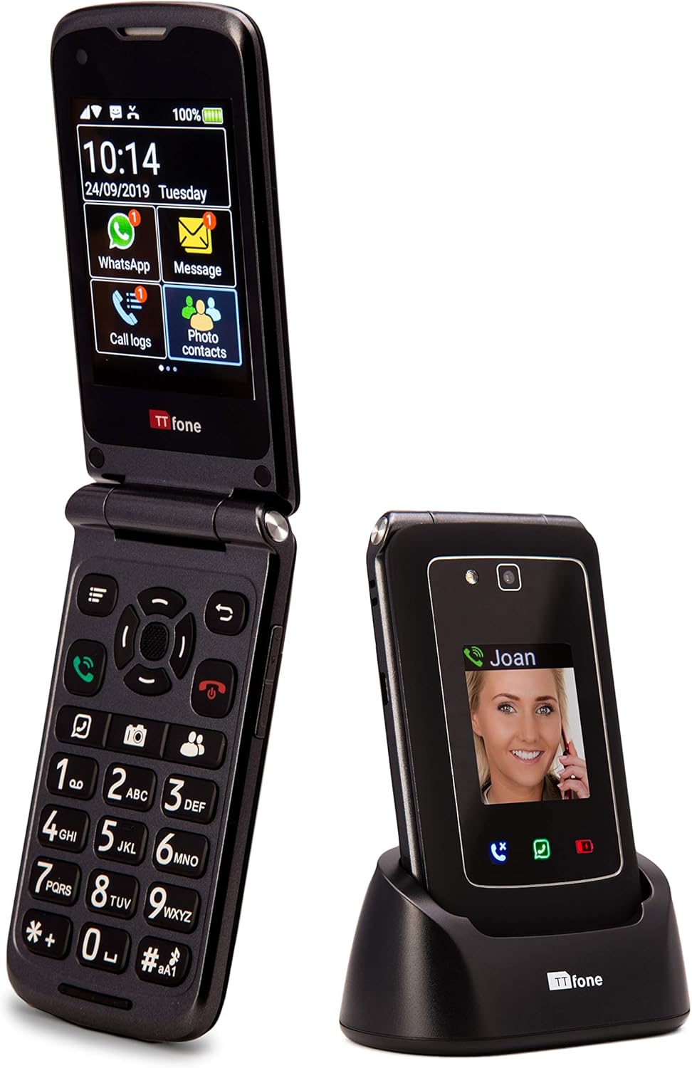 TTfone Titan TT950 Whatsapp 3G Touchscreen Senior Big Button flip Handy - einfach und einfach zu bed