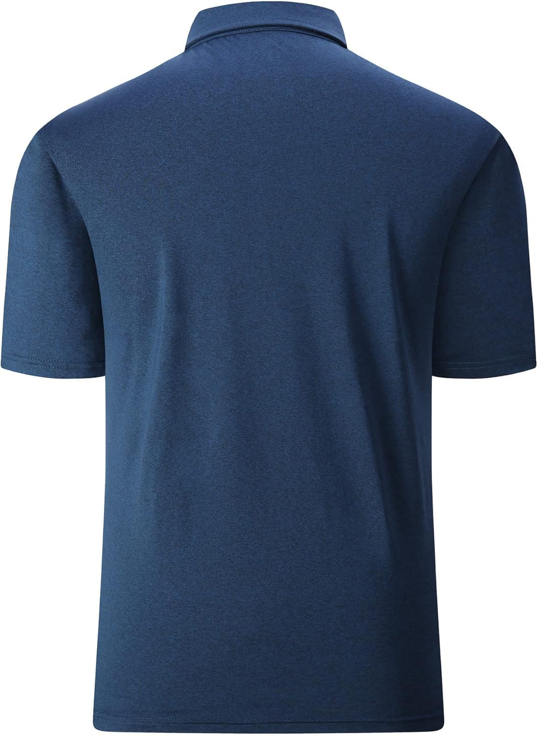 JACKETOWN Poloshirt Herren Kurzarm Einfarbig Golf Polo Shirts Männer Knopfleiste Stickerei Streifen