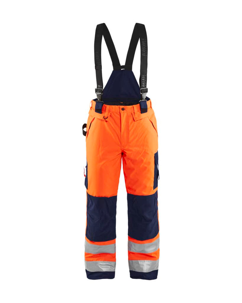 Blakläder Winterlatzhose "High Vis" Klasse 3 Grösse, 1 Stück, D120, orange/marineblau, 188519775389D