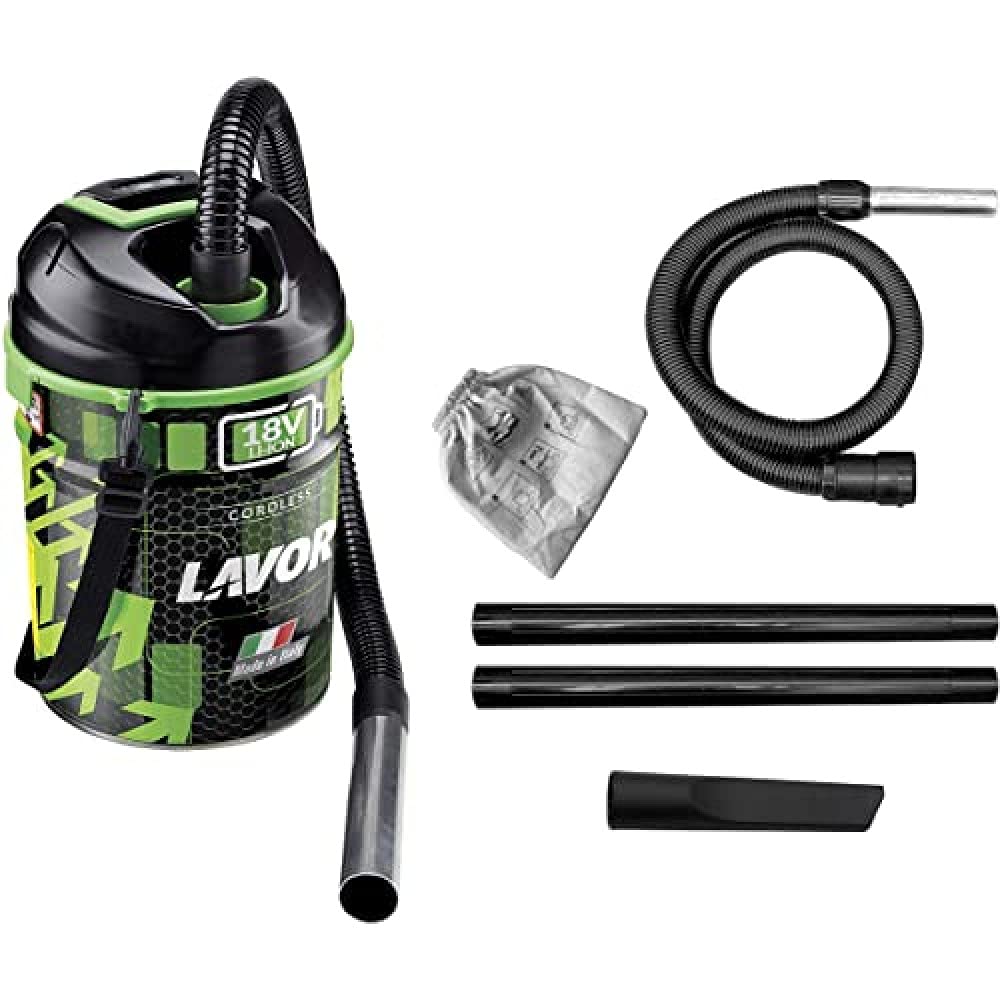 Lavorwash Free Vac 1.0 A Aschesauger Batterie 3 in 1, schwarz