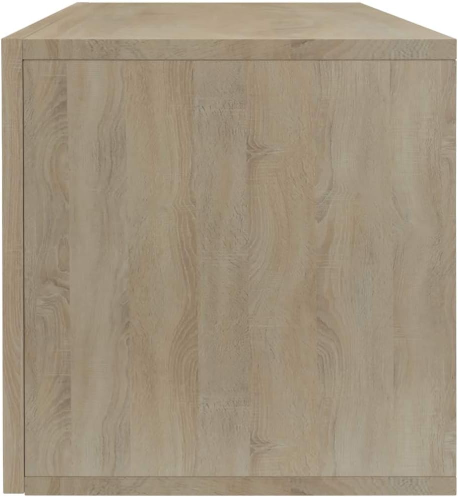 Festnight Schallplatten Aufbewahrungsbox mit 2 Fächern Sideboard Kommode Aktenschrank Bücherregal Sc