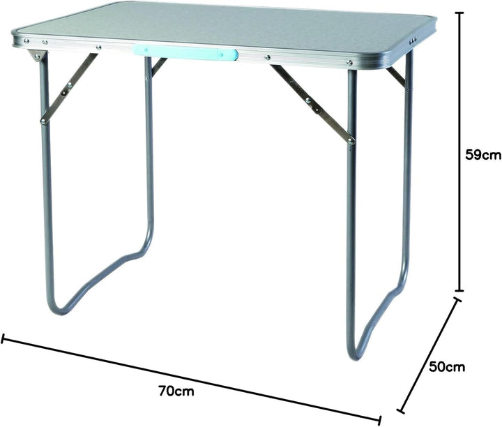 XL Aluminium Campingtisch schwarz oder weiss klappbar mit Tragegriff Alu Verschiedene Masse Weiss 70