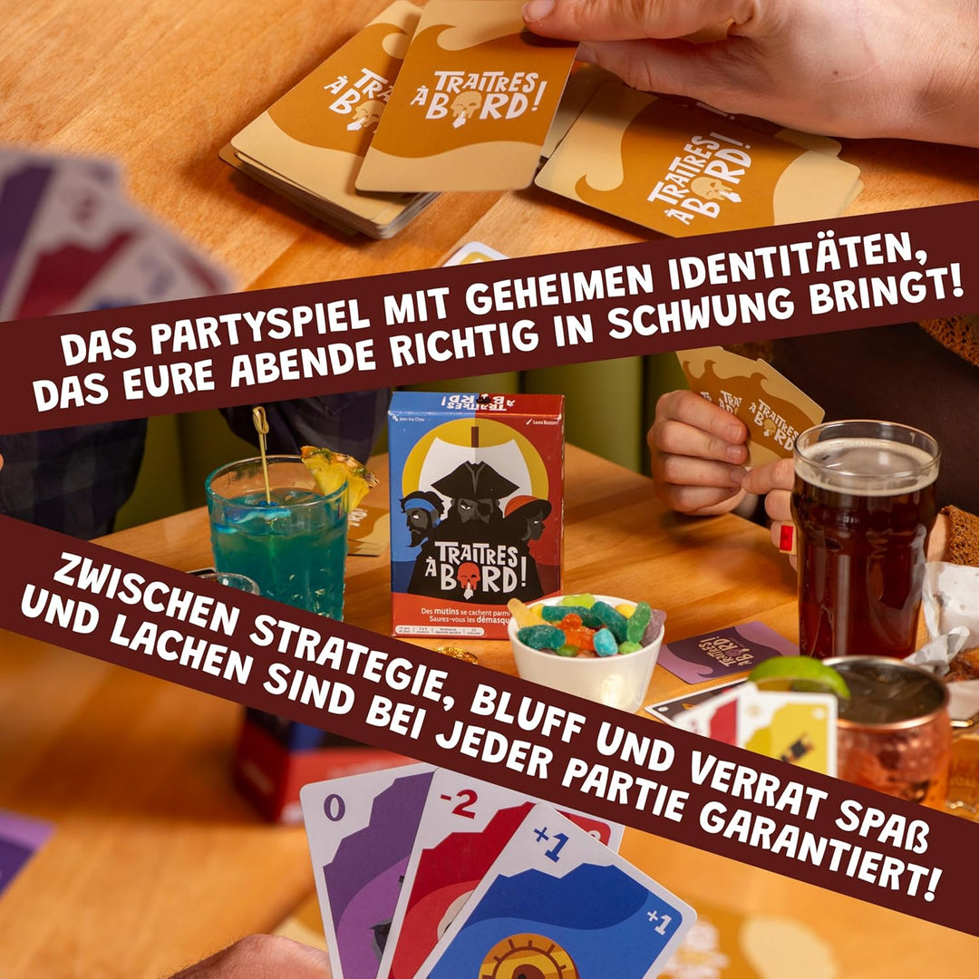 SAVANA Verräter an Bord - Bluffen, Strategie, Spass, &amp; Verrat | Kartenspiel für Jugendliche &amp; Erwach