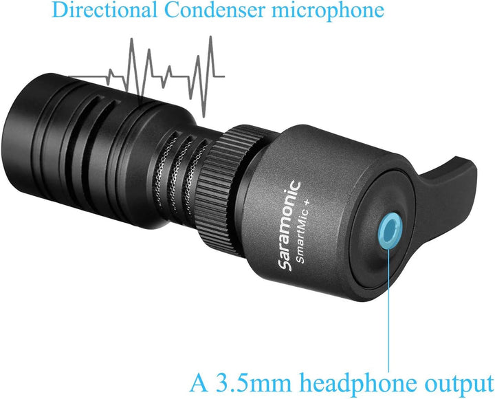 Saramonic SmartMic+ Smartphone, leicht, 3, 5 mm/m, SmartMic+