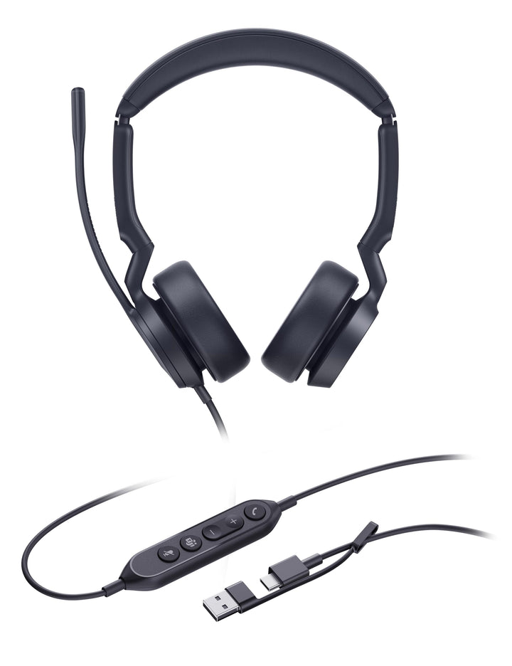 Yealink Headset UH44 Dual Teams USB-C/A, UH44 DUAL Teams