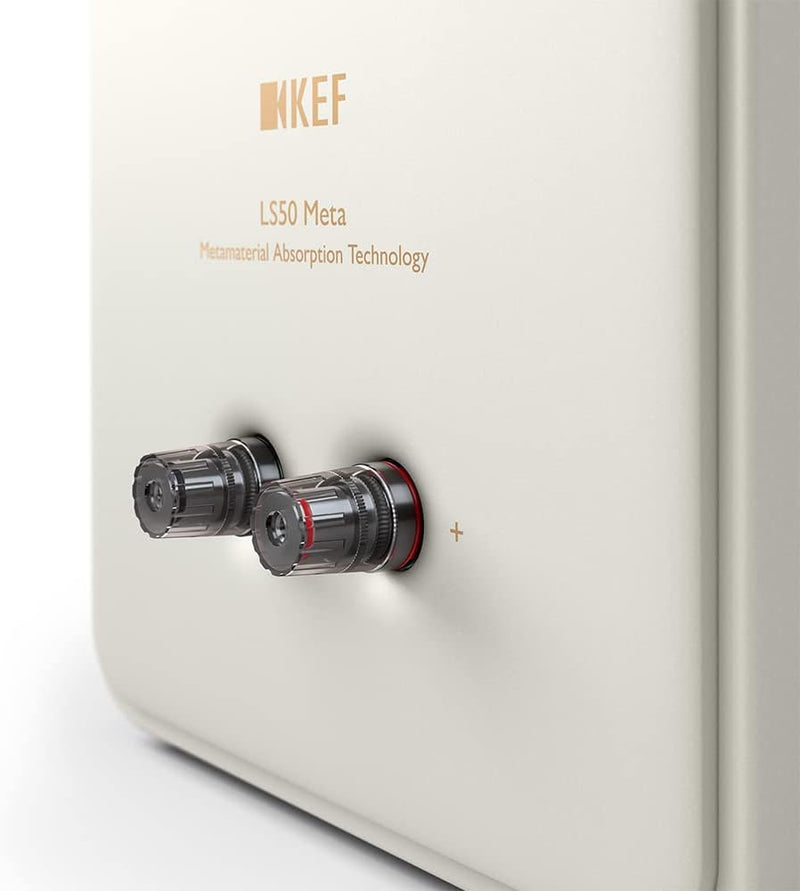 KEF LS50 Meta Regallautsprecher Mineral White, Monitorlautsprecher | HiFi | Heimkino | 40-100 Watt,