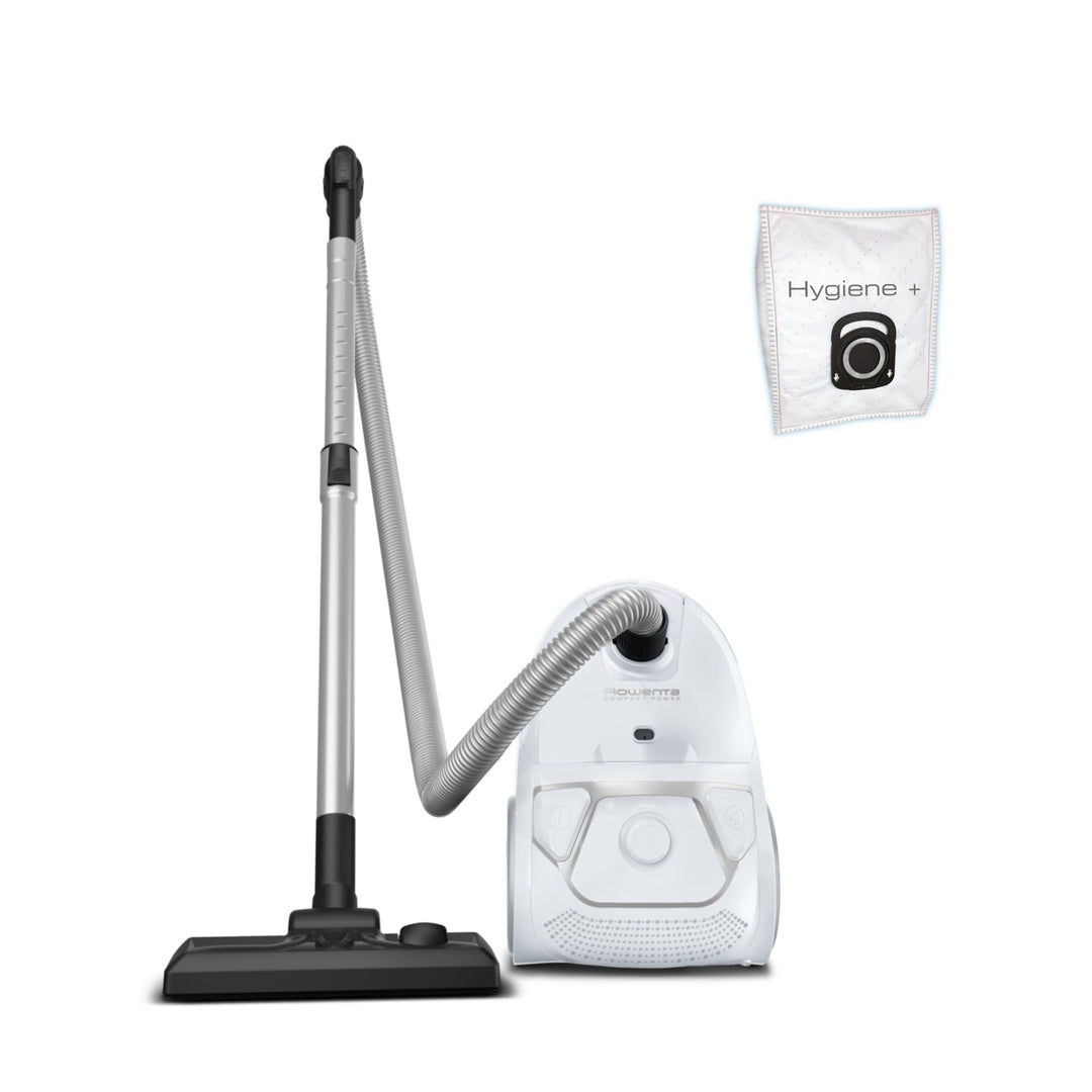 Rowenta RO3927EA Compact Power Staubsauger mit Beutel, Niedriger Energieverbrauch, 900 Watt, 3 Liter