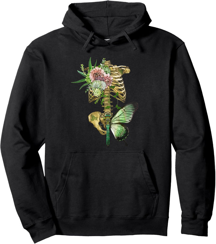 Halloween-Skelett-Schädel-Fall Pullover Hoodie