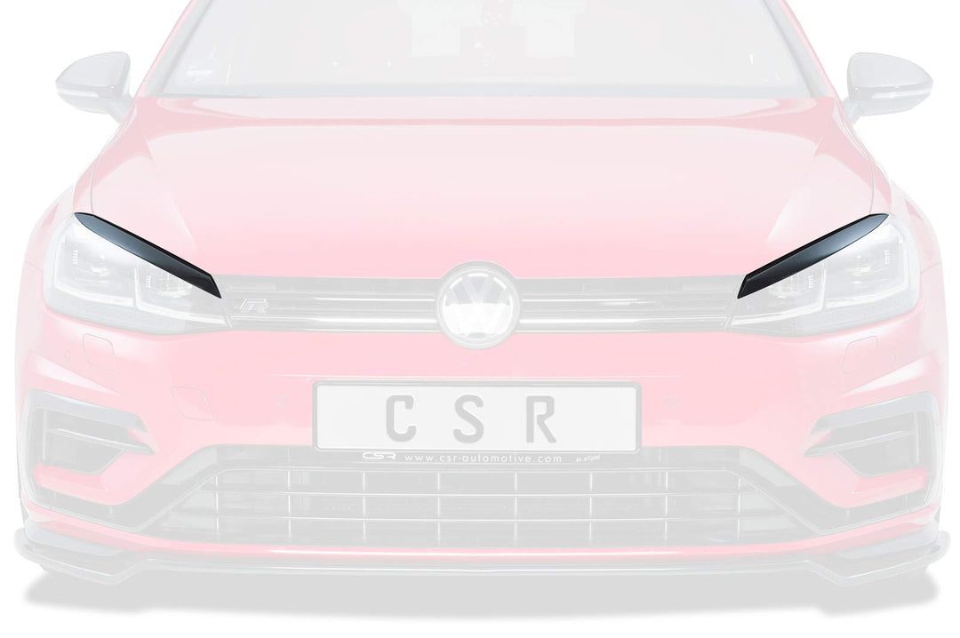 CSR-Automotive Scheinwerferblenden Kompatibel mit/Ersatz für VW Golf 7 (Typ AU) SB191-G