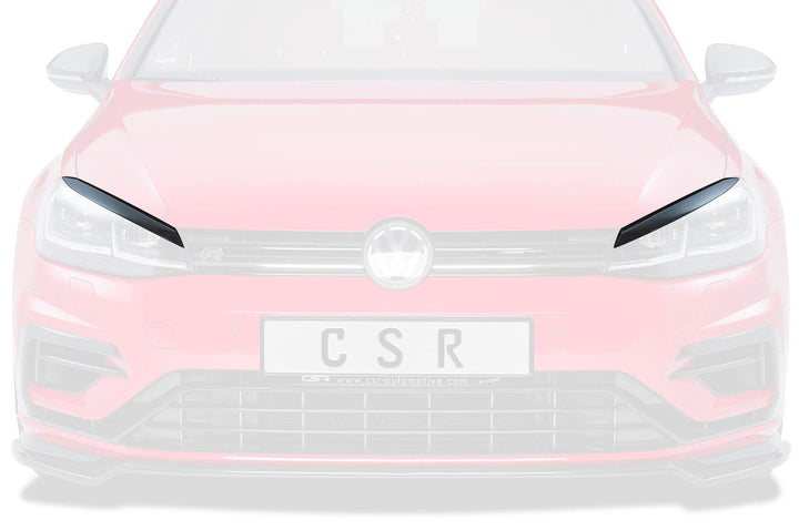 CSR-Automotive Scheinwerferblenden Kompatibel mit/Ersatz für VW Golf 7 (Typ AU) SB191-G