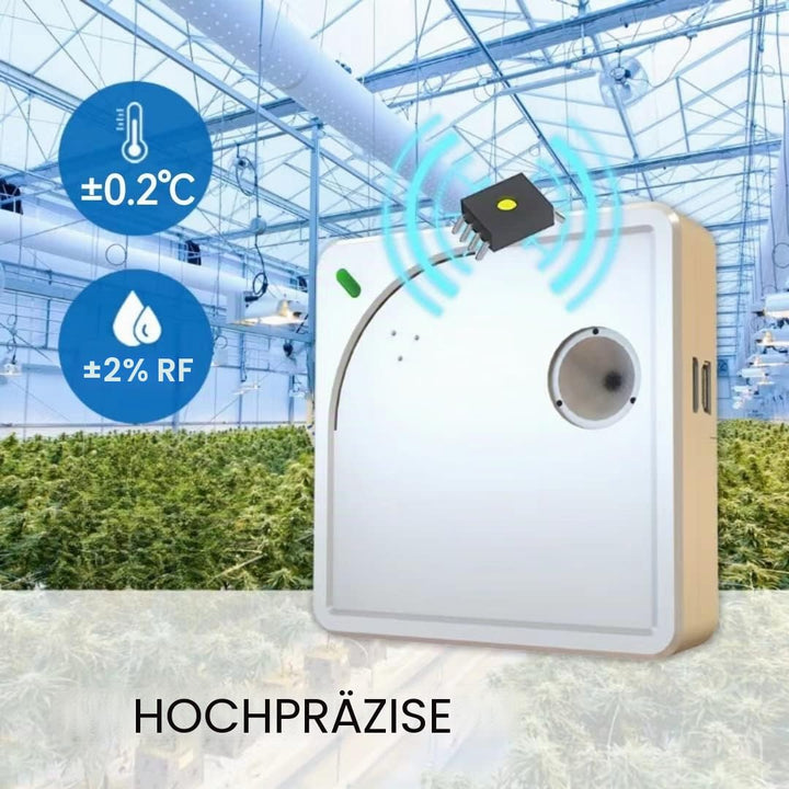 UbiBot WS1 | WLAN-fähiger Temperatur- und Feuchtigkeitsmesser, drahtloses Thermo- und Hygrometer, Ap