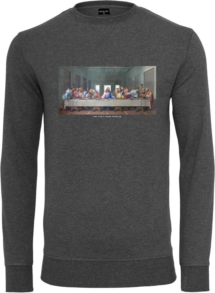 Mister Tee Herren Can´t Hang with Us Crewneck L Charcoal, L Charcoal