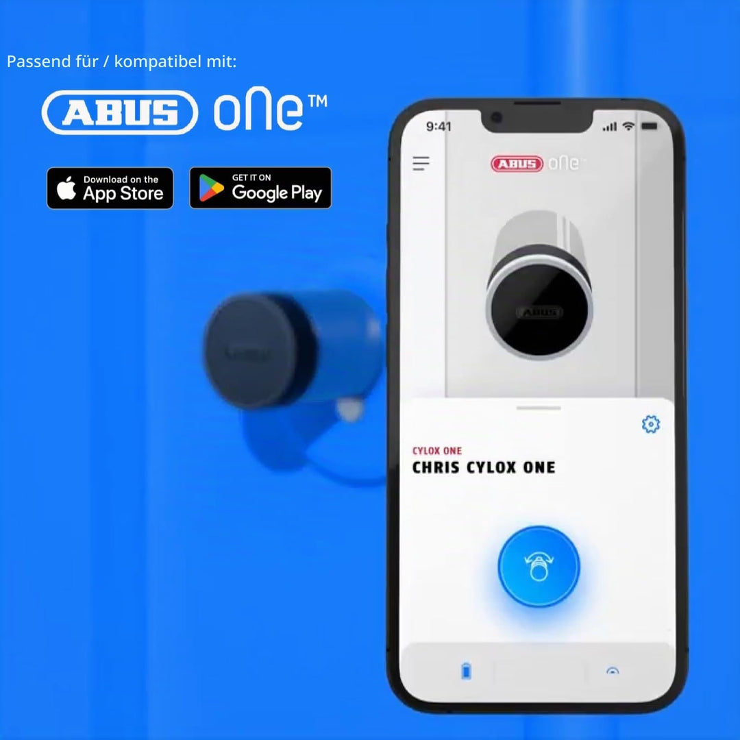 ABUS Elektronik-Türzylinder CYLOX One - schlüsselloses Öffnen von Türen - smarter Schliesszylinder m