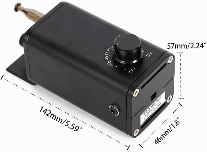 15W Rotator Grillmotor BBQ Grill Motor Rotisserie Getriebemotor Drehspiess DC 3-12V für Grillspiess